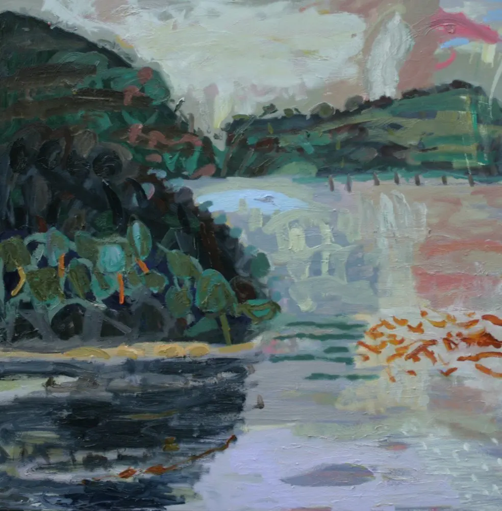 Marra I (SOLD) oil on canvas by artist Sally Stokes