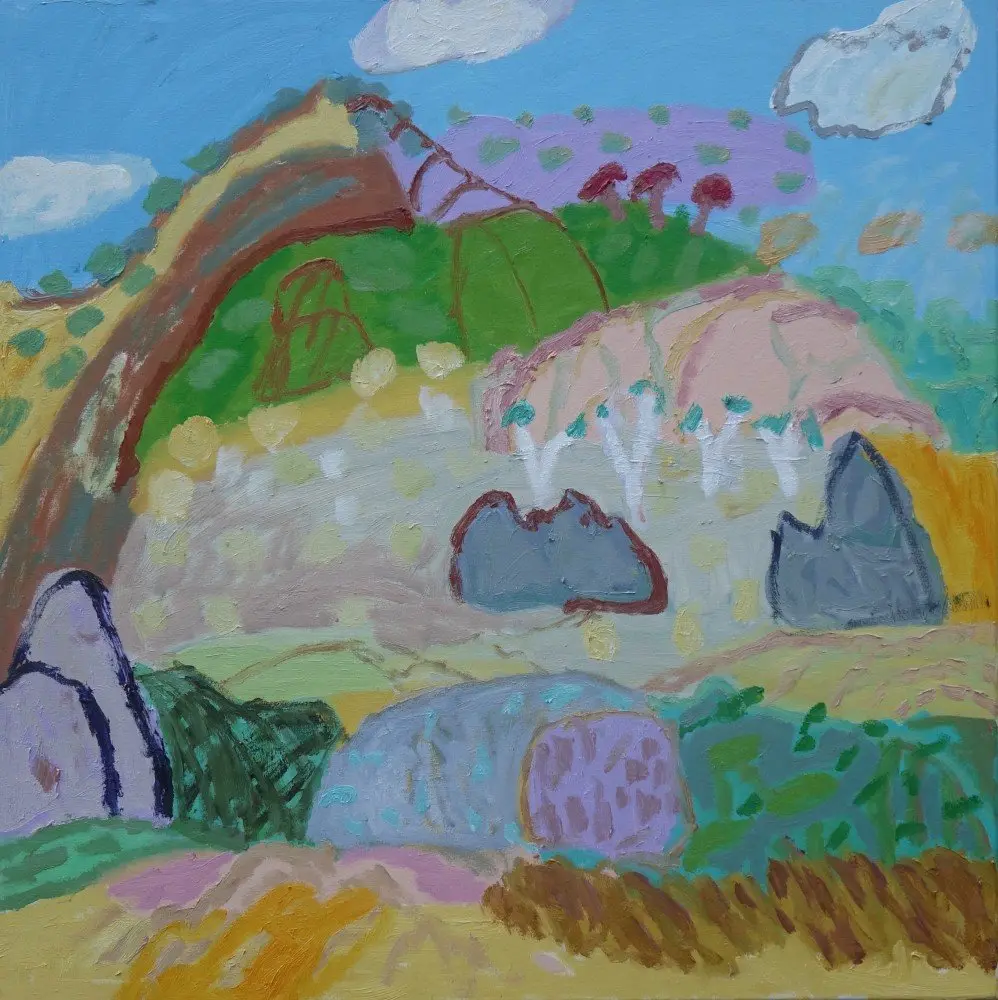 A wonder (SOLD) oil on canvas by artist Sally Stokes