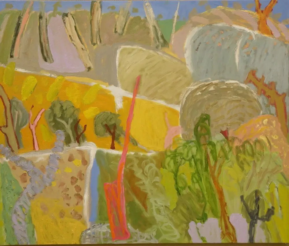 All day long oil on linen by artist Sally Stokes