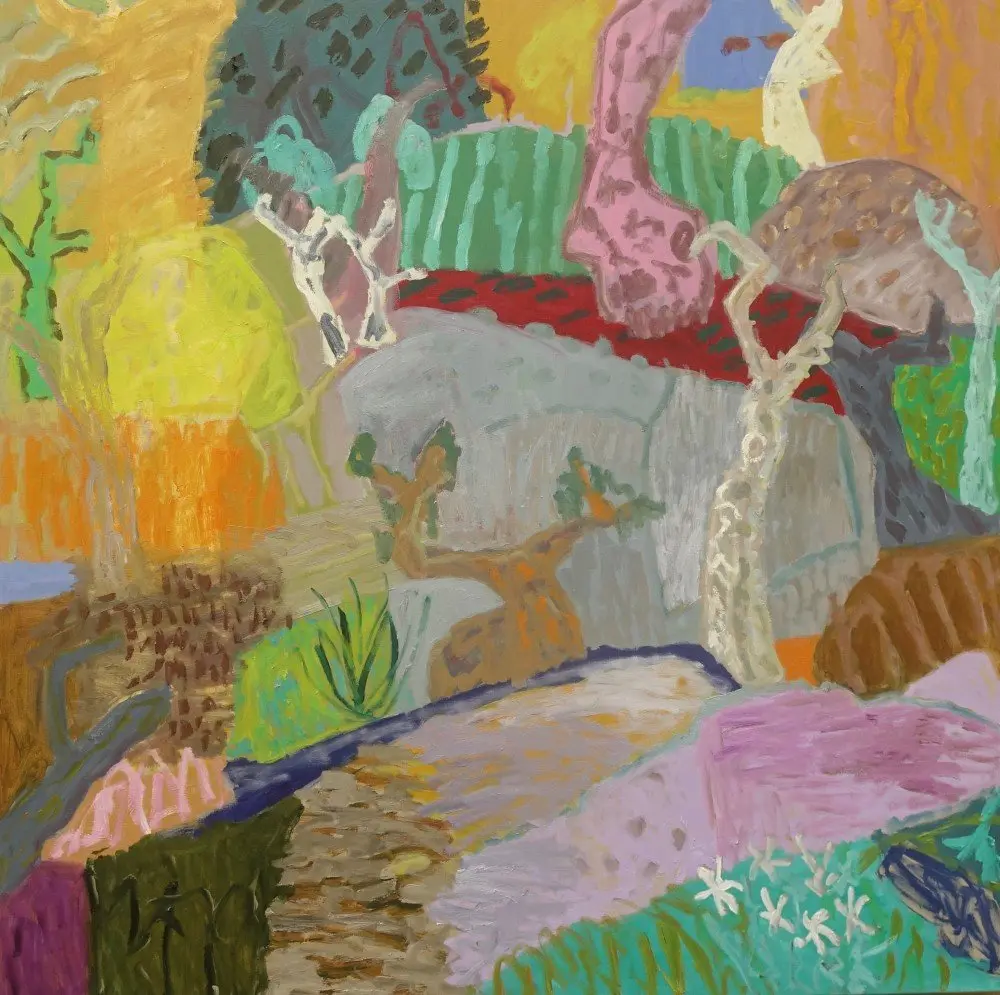Revelations abundant  oil on linen by artist Sally Stokes