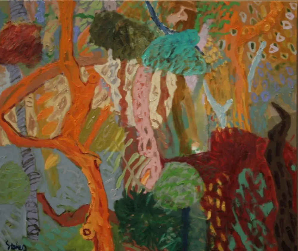 Homelands (SOLD) Oil on Canvas by artist Sally Stokes