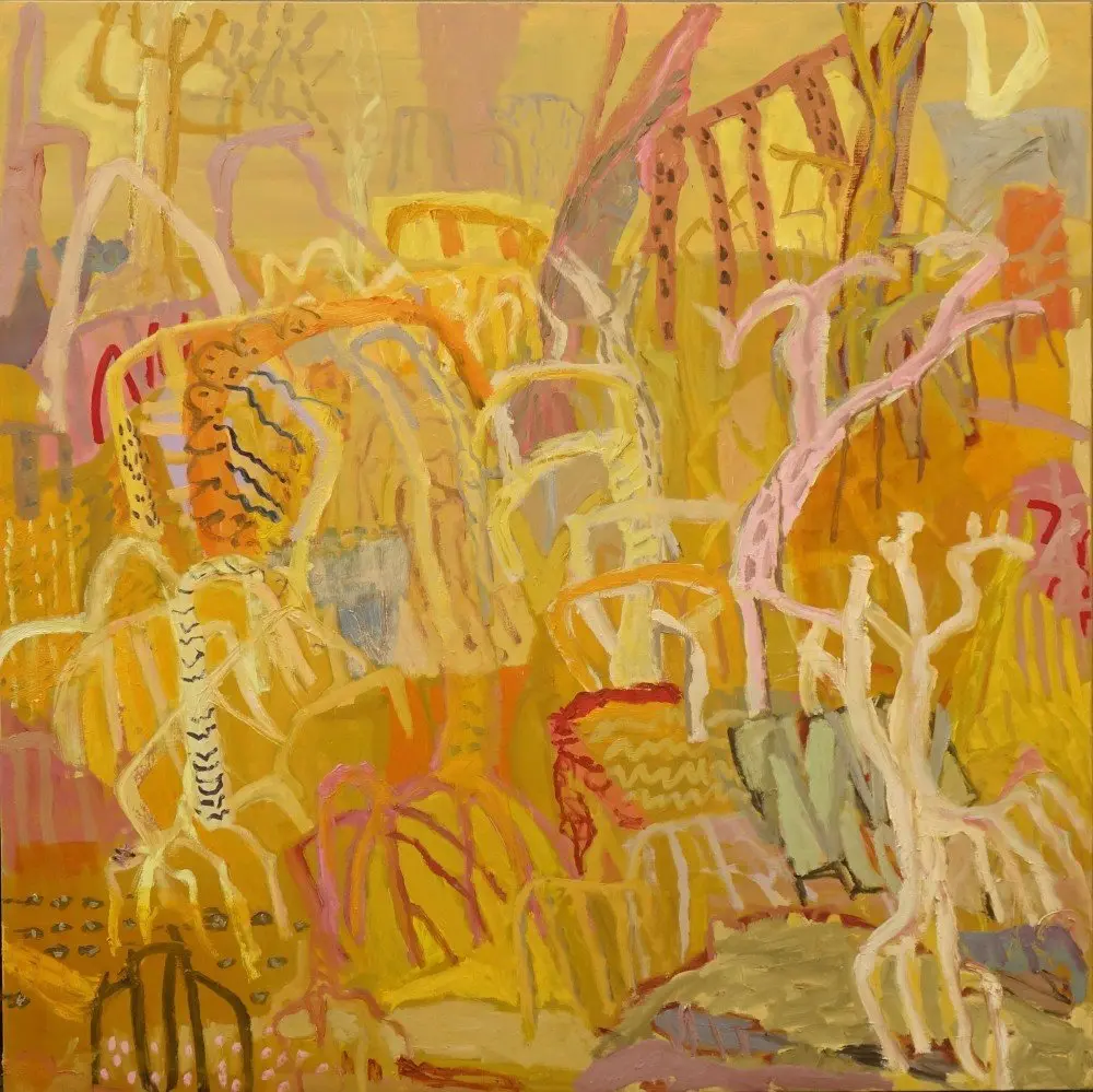 Afterglow (SOLD) oil on linen by artist Sally Stokes