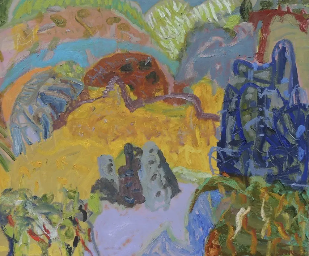 Ramshead oil on linen by artist Sally Stokes