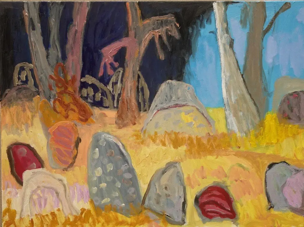 Things are changing (SOLD) oil on canvas by artist Sally Stokes