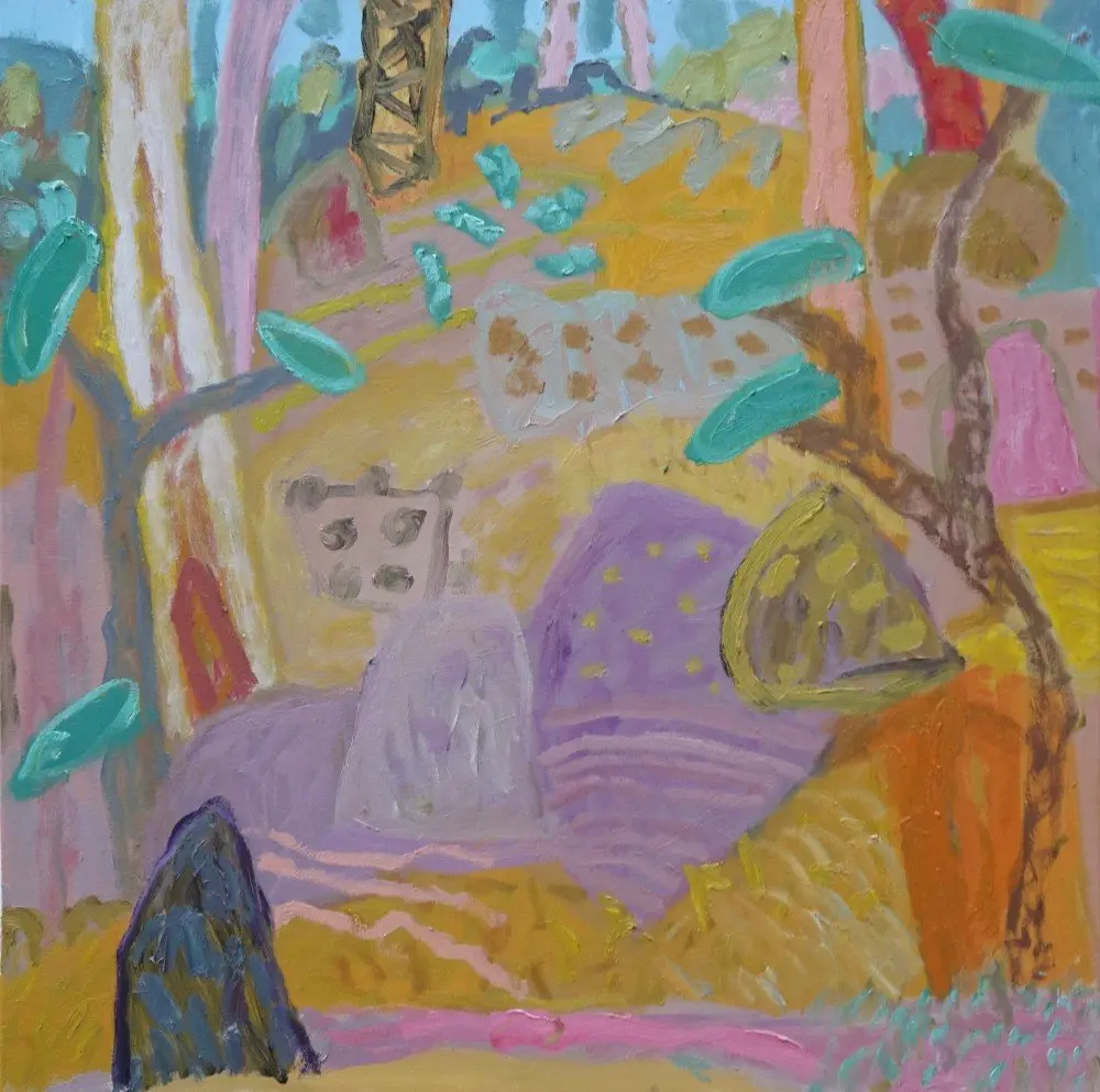 Stillness (SOLD) oil on canvas by artist Sally Stokes
