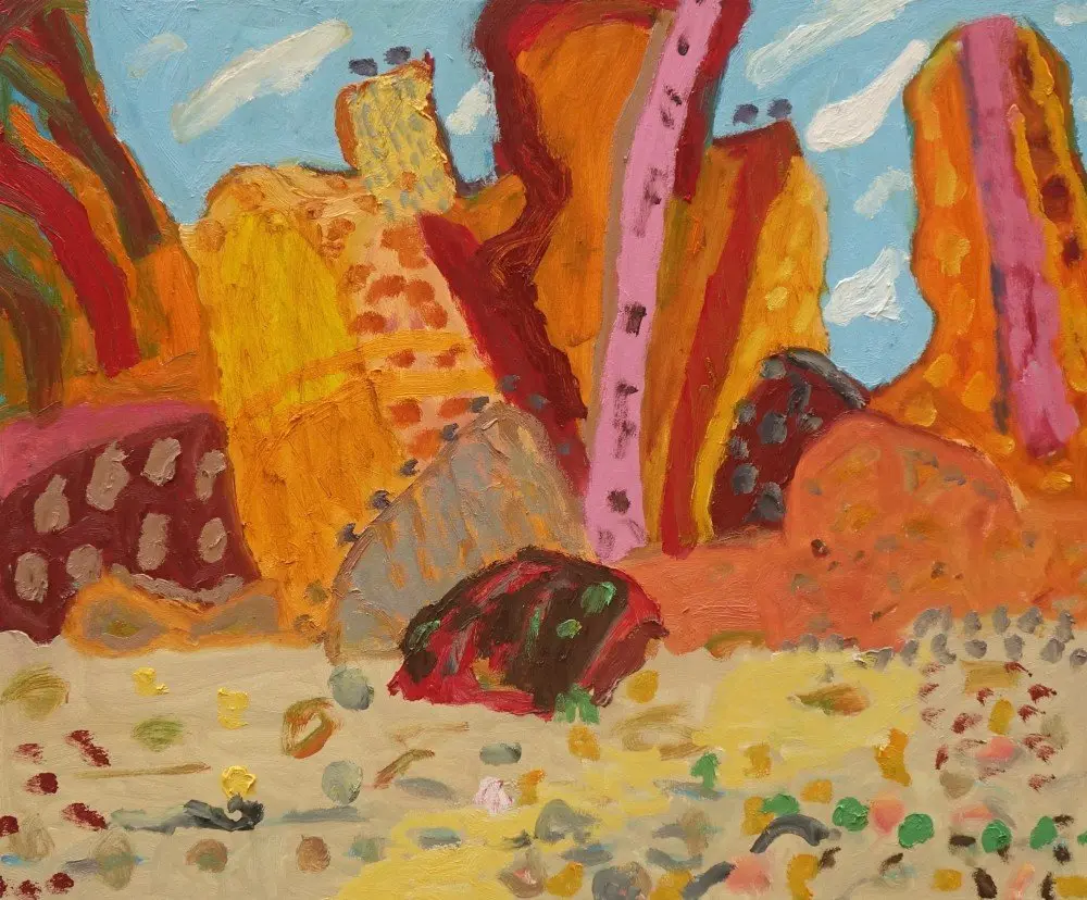 Stay awhile... (SOLD)  oil on canvas by artist Sally Stokes