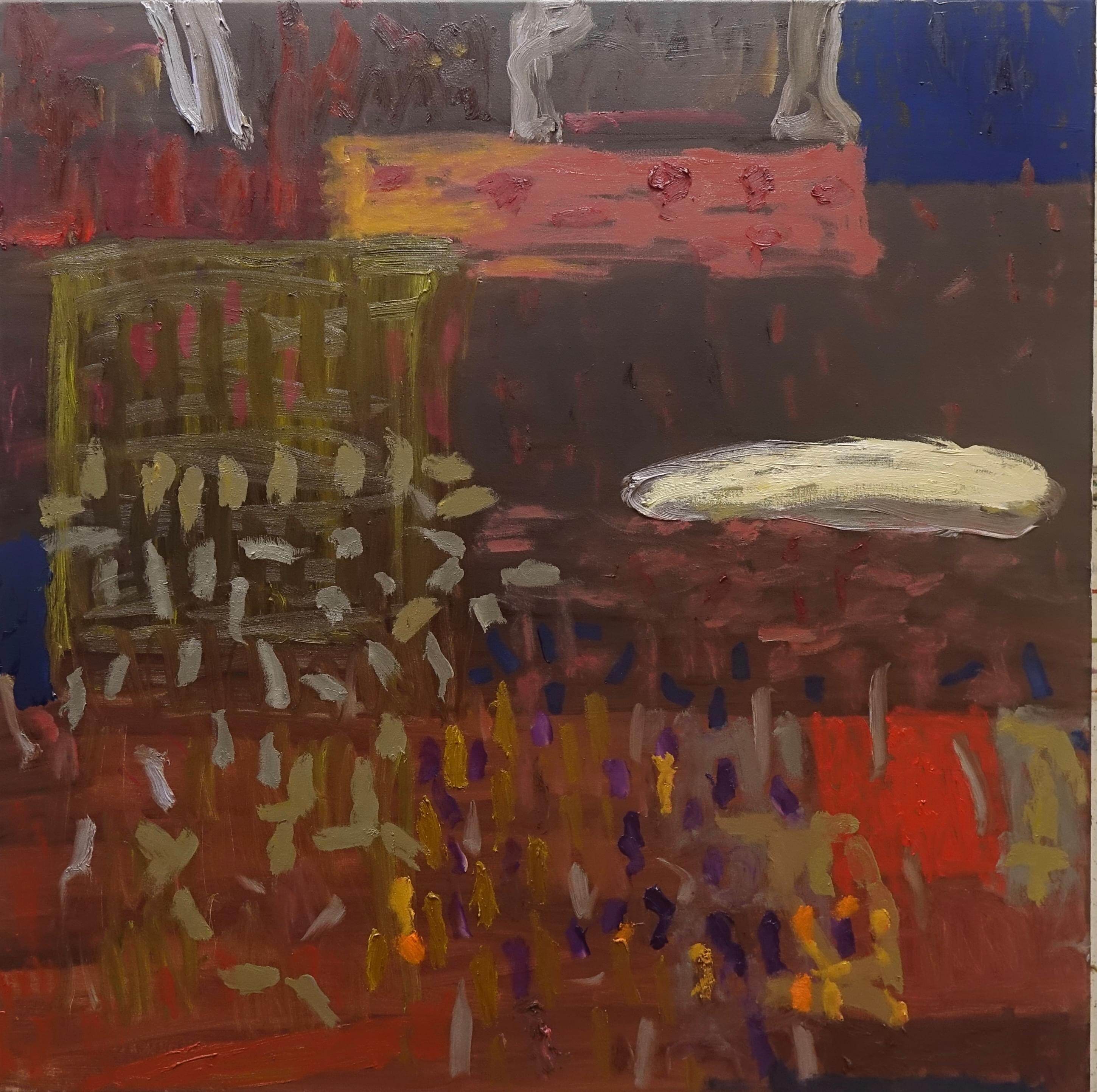 Stokes Shadow light oil on canvas 92x92cm