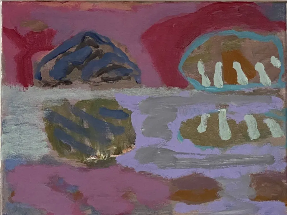 Perfect day  Acrylic on canvas by artist Sally Stokes