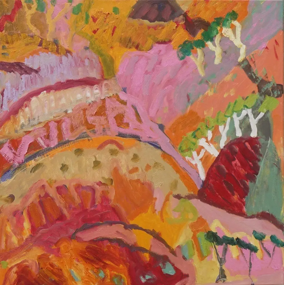 I am nameless oil on canvas by artist Sally Stokes