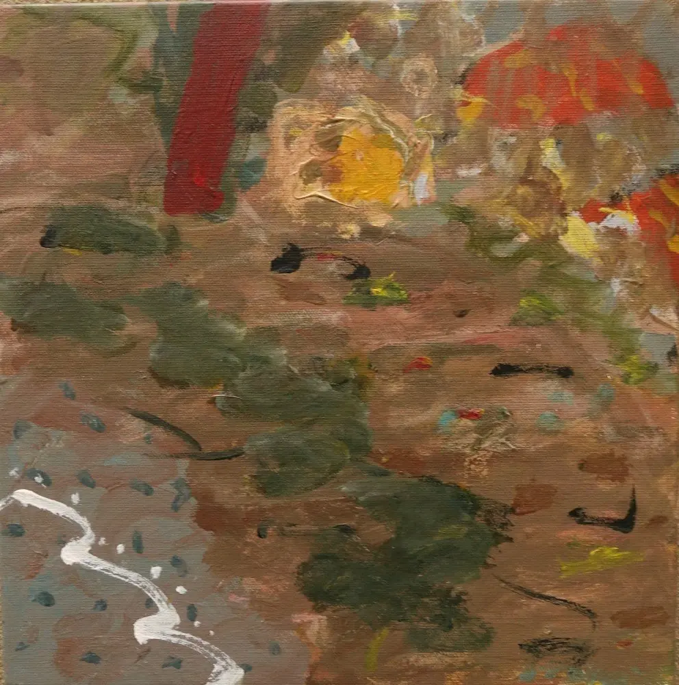 Final hour acrylic on canvas by artist Sally Stokes