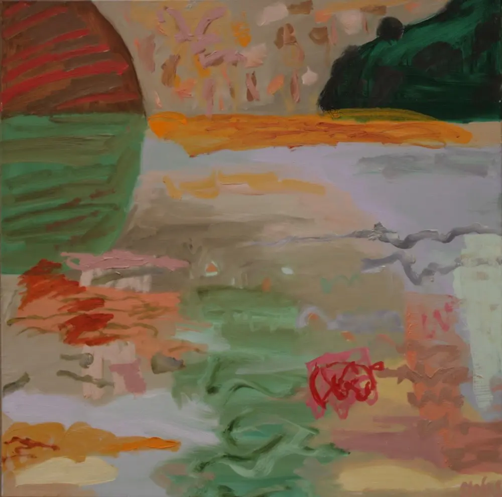 Brooklyn 3 oil on canvas by artist Sally Stokes
