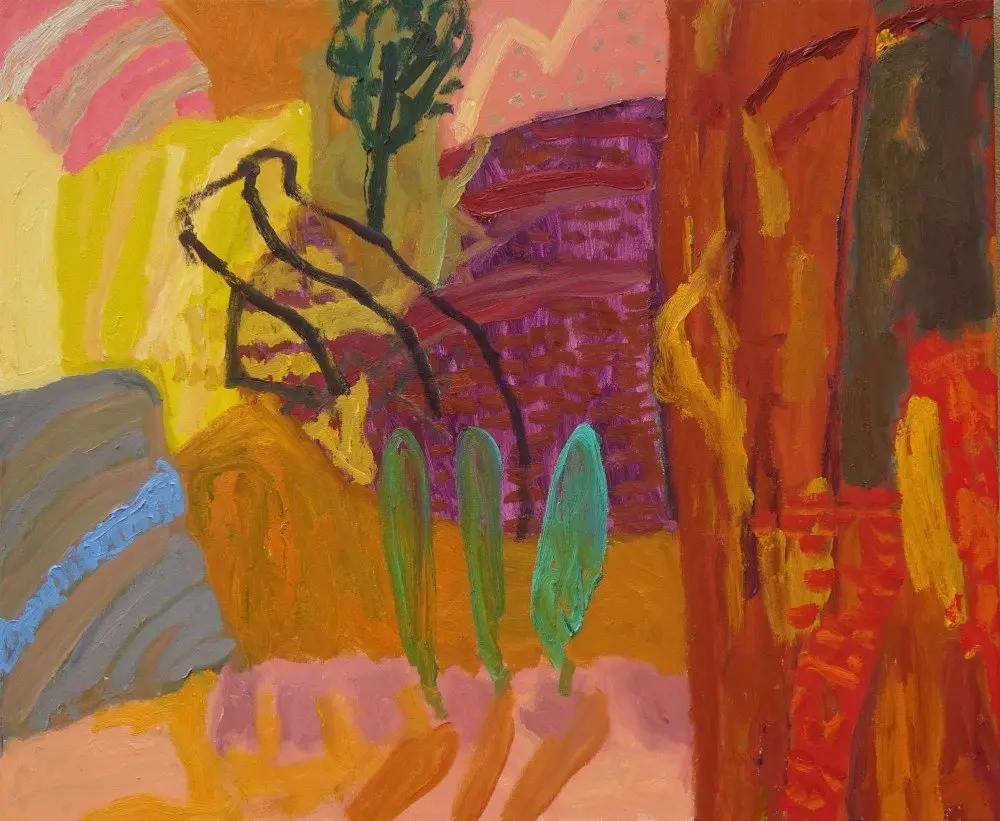 First breeze (SOLD) oil on canvas by artist Sally Stokes