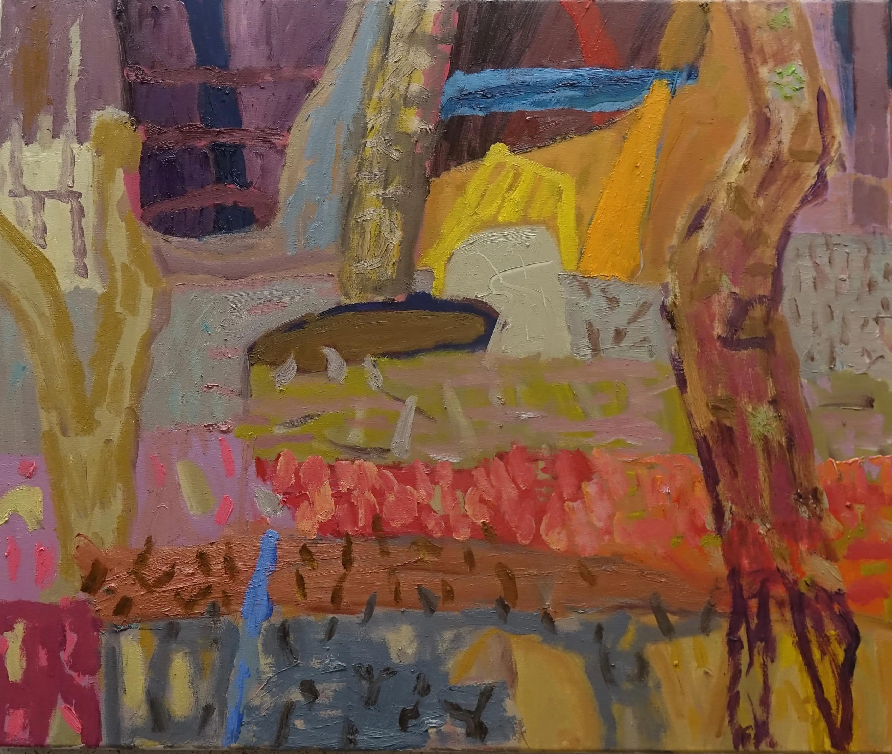 Stokes Look beneath oil on canvas 76x91cm
