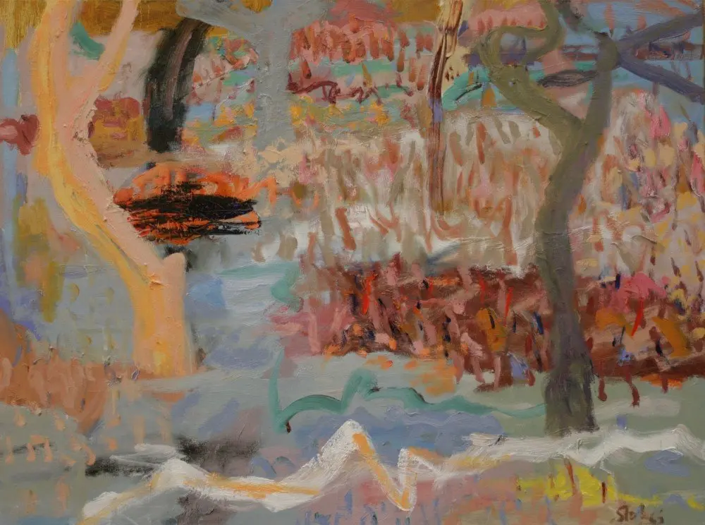 Light in the Mangroves oil on linen by artist Sally Stokes