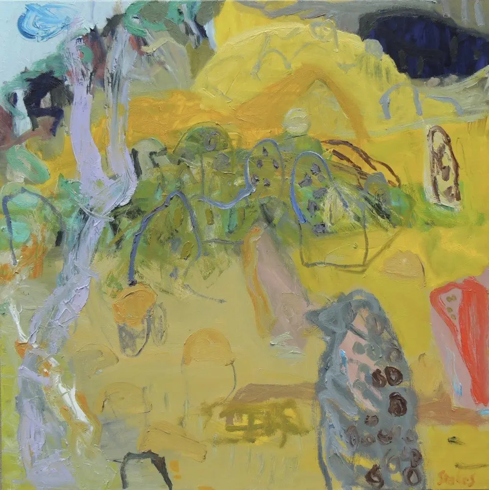 High Country 2 oil on linen by artist Sally Stokes