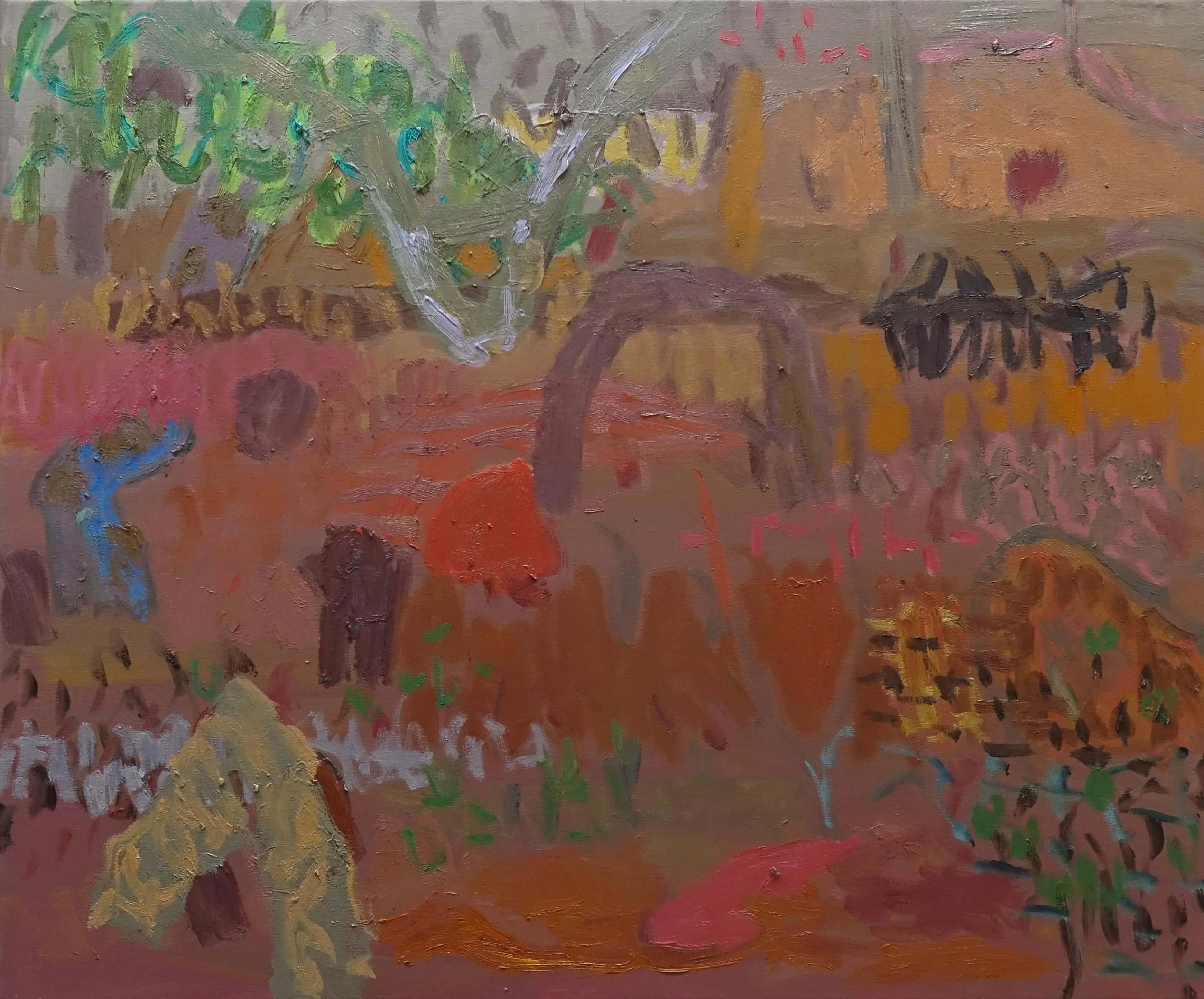 Stokes Merging oil on canvas 76x91cm